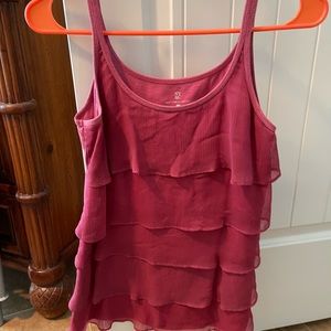 New York & Co - sleeveless ruffle